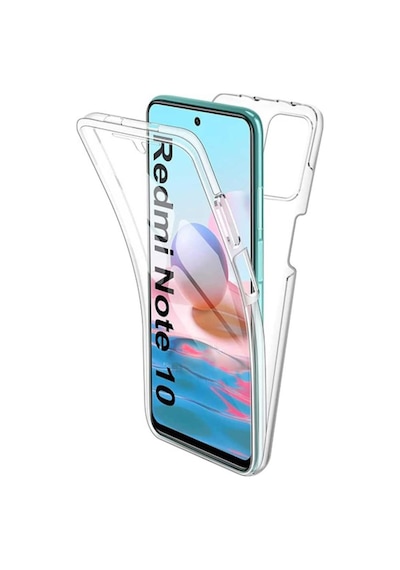 Xiaomi Redmi Note 10S 360 Kilif Seffaf Ön Arka Korumali Silikon 532887746