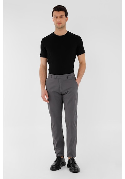 Uki Antrasit Comfort Fit Chino Pantolon Antrasit Uki Antrasit Comfort Fit Chino Pantolon Antrasit
