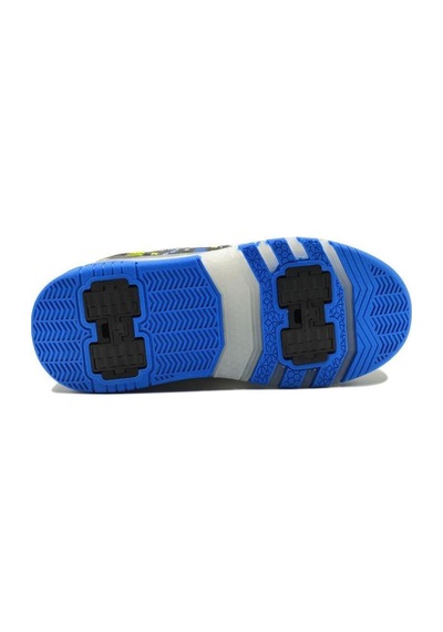 Pampili 03490 Çocuk Işıklı Patenli Spor Ayakkabı Beyaz - Siyah