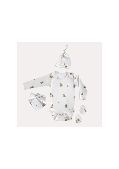 Mama Padre Zoro Yenidoğan Mini Set - 4 Parça Renkli - 861046959 Renkli