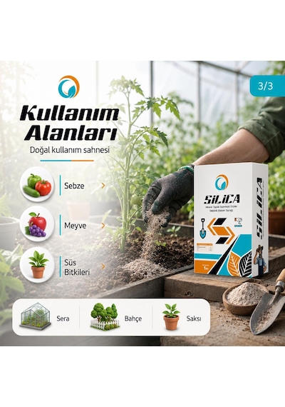 Silica Mikronize Toz Silisyum 1 Kg