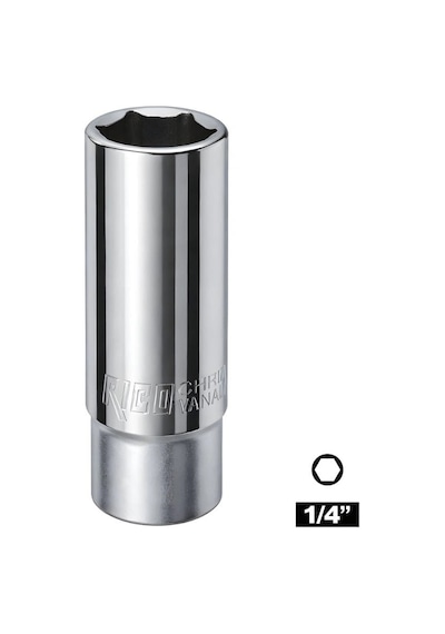 Rıco 1/4 Altı Köşe Derin Lokma 6 Mm