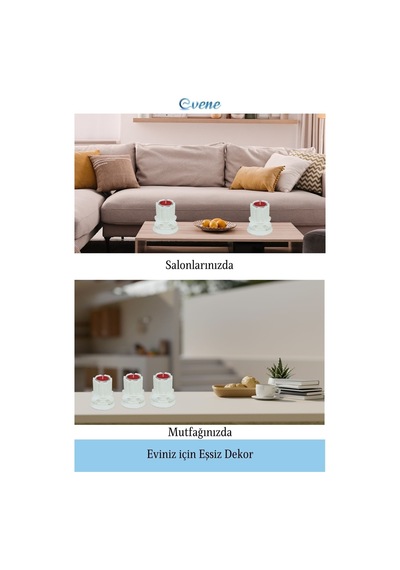 Eskitme Mumluk Şamdan 3 Adet Tealight Uyumlu Tarihi Sütun Model - Beyaz
