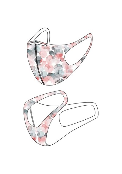BLACKSPADE Unisex Koruyucu Maske Nokta Desen S