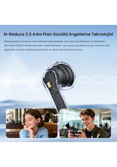Soundpeats Air6 HS Hi-res Ldac Enc Tws Bluetooth 6.0 Kulak İçi Kulaklık