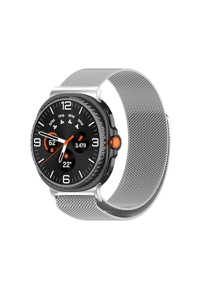Samsung Uyumlu Galaxy Watch 8 Classic 40 44 46 Mm Manyetik Milanese Çelik Kordon