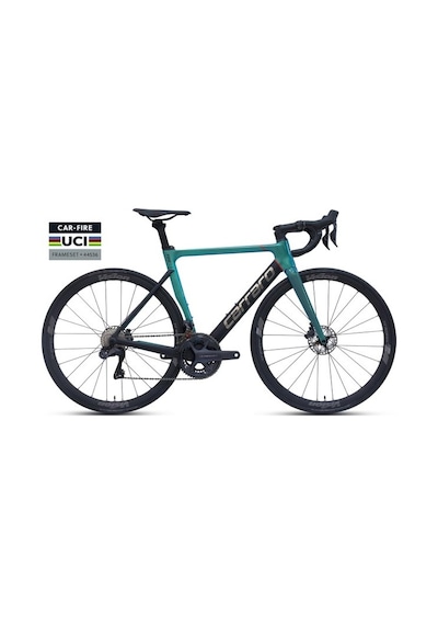 Carraro Fire 3.3 Ucı Di2 Elektronik 55 Cm 24 Vites Aero Yol Bisikleti Ultegra Turkuaz Siyah Koyu Mavi