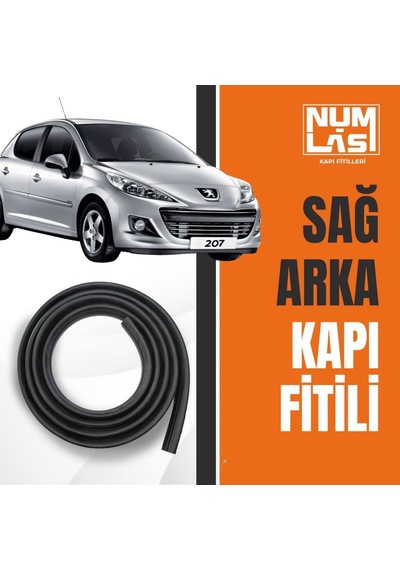 Peugeot 207 Sağ Arka Kapı Fitili-a Kalite-numlas-nm3670