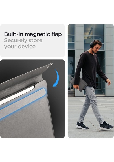 14'' / 13'' Macbook & Notebook Laptop Taşıma Çantası Valentinus Sleeve Gray - Afa06415 Belirtilmemiş