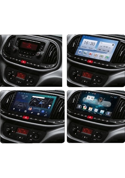 Exvol Fiat Doblo 2015+2022 Android 4gb/64gb Multimedya Carplay 9 İnc Hd Ips Ekran + Park Kamerası Hediyeli 9"