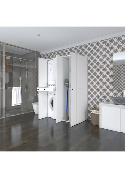 Kenzlife Çamaşır-Kurutma Makinesi Dolabı Şahrur Sağ Byz 187 120 60 Çekmeceli Banyo Çok Renkli Kenzlife Çamaşır-Kurutma Makinesi Dolabı Şahrur Sağ Byz 187 120 60 Çekmeceli Banyo Çok Renkli