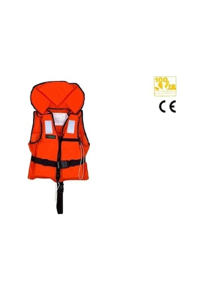 MARTEK VEST-100 Can Yeleği (Yelek tipi, 70-90kg-L, +90 kg-XL) CE Turuncu