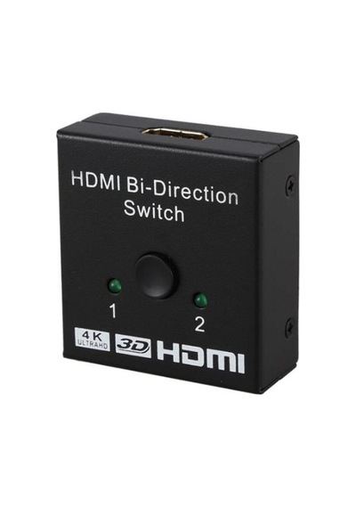 Powermaster Pm-19903 Çift Yönlü 2 Port Hdmı Splitter Çoklayıcı Birleştirici Switch