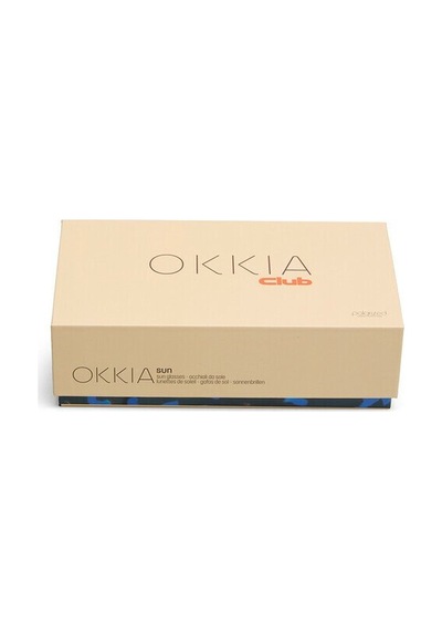 Okkia Club Ischıa Siyah Lens Polarize Güneş Gözlüğü Mavi Mavi - Siyah