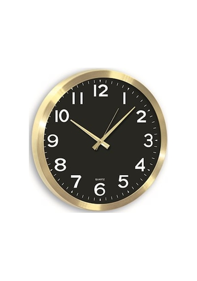 Time Gold Duvar Saati Altın