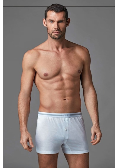 Dagi 3710 Erkek Penye Modal Boxer-beyaz Beyaz