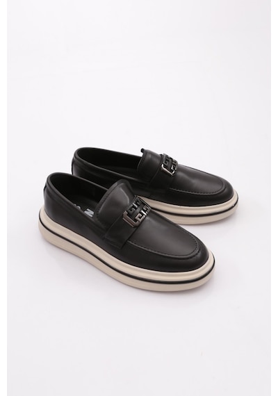 Dgn 24261 Erkek Casual Ayakkabı Siyah Antik