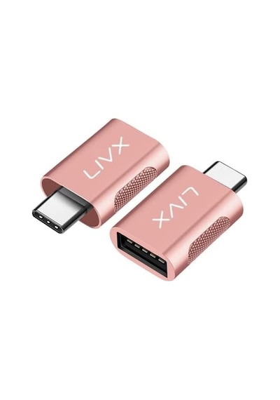 Usb 3.0 To Type-c Çevirici Dönüştürücü Otg Adaptör Rose Otgrg İkili