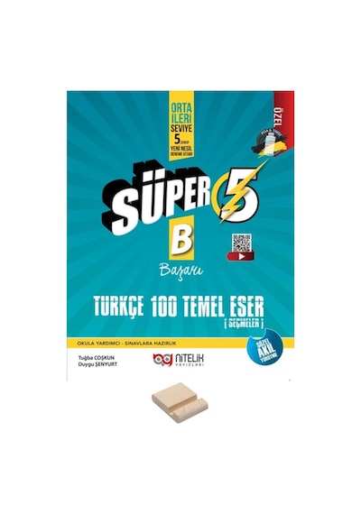 5. Sınıf Yeni Nesil B Serisi Süper Türkçe 100 Temel Eser