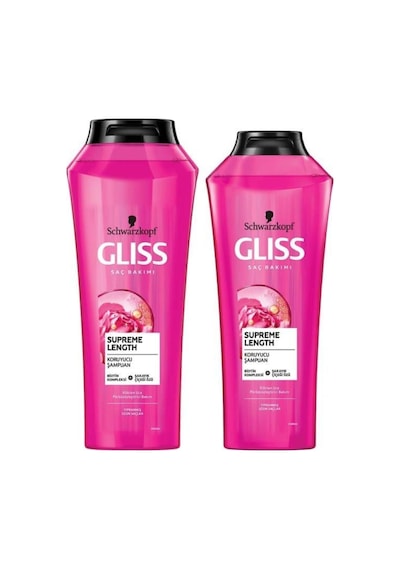 Gliss Supreme Length Uzun Saçlara Özel Şampuan 500 ml ve 400 ml