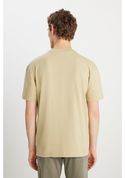 Wrangler Oversize Erkek T-shirt - Minimalist Günlük Stil Yeşil