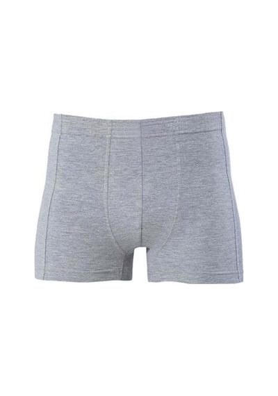Lonca Tekstil Gri Renk Erkek Boxer Tekli Paket Gri