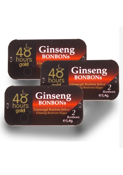 48 Hours Ginseng Bonbon Gizli Gönderim 12 Kutu 24 Adet