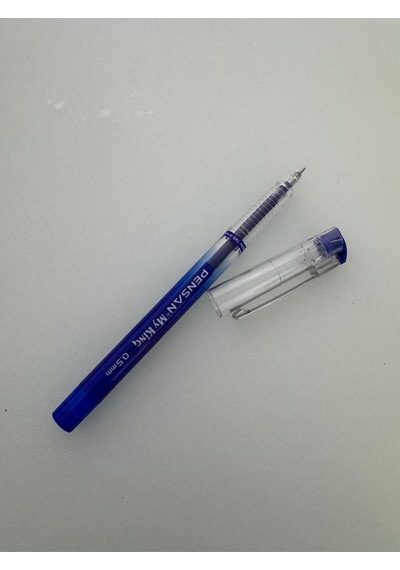 Tükenmez Kalem My King Jel Metal Klips 0.5 Mm Mavi 3 Adet Mavi