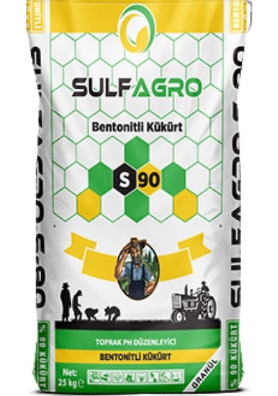 Kükürt Toprak Düzenleyici Sulfagro Bentonitli Kükürt S 90  5 Kg