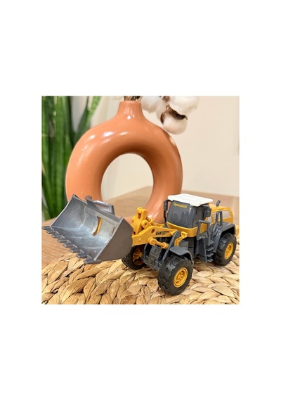 İş Makinesi Metal Uçlu Kepçe Buldozer Çocuk Mühendisliği Kırılmaz Oyuncak