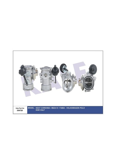 KALE 354720 EGR VALFI CORDOBA IBIZA IV FABIA POLO 1.9 TDI 02-09