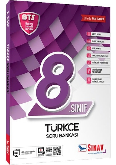 8.Sınıf LGS Türkçe Soru Bankası- Sınav Dergisi Yayınları