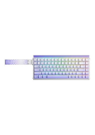 Aula Hero 84 He Manyetik Klavye Rapid Trigger Jade King Switch 8000hz Rgb Neon Tkl Hot Swap Oyuncu Klavyesi Mor
