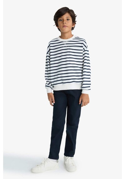 Defacto Erkek Çocuk Düz Paça Gabardin Okul Pantolonu T8850a625aunv253 Lacivert Defacto Erkek Çocuk Düz Paça Gabardin Okul Pantolonu T8850a625aunv253 Lacivert