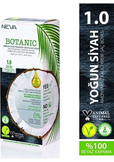 Botanıc Amonyaksız Kalıcı Krem Boya Seti 1.0