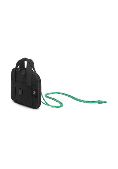 Smart Bags Mikro Poly Kumaş Askılı Mini Boy Kadın Cüzdanı 3346 Siyah