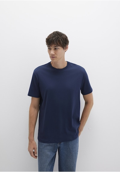 Mavi - Lacivert Basic Tişört 066249-70497 Lacivert