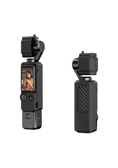 Dji Osmo Pocket 3 Uyumlu Silikon Kılıf Koruma Kılıfı Soft Case 3 Parça