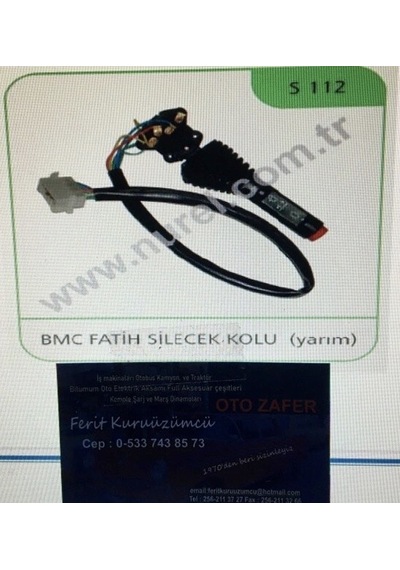 Nurel S112 Bmc Fatih Silecek Kolu yarım