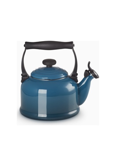 Le Creuset Geleneksel Islık Çalan Emaye Kaplı Çaydanlık, 2.1l Çaydanlıklar Koyu Mavi