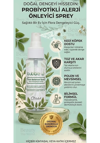 Bubble Up Flora Balancer Probiyotikli Hapşurma Önleyici Sprey