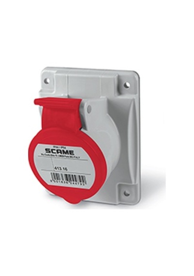 Scame IP44 Mak. Prizi (Eğik) 5 x 16 A (3P+N+E) Trifaze