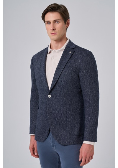 Morven Erkek Lacivert Örme Trend Desenli Slim Fit Mono Yaka Ceket 26ms002002200 Lacivert Morven Erkek Lacivert Örme Trend Desenli Slim Fit Mono Yaka Ceket 26ms002002200 Lacivert