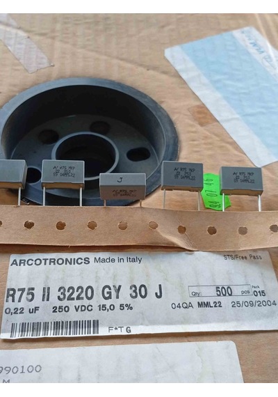 0.22uf 250vdc Mkp 15mm Arcotronıcs 34 Adet