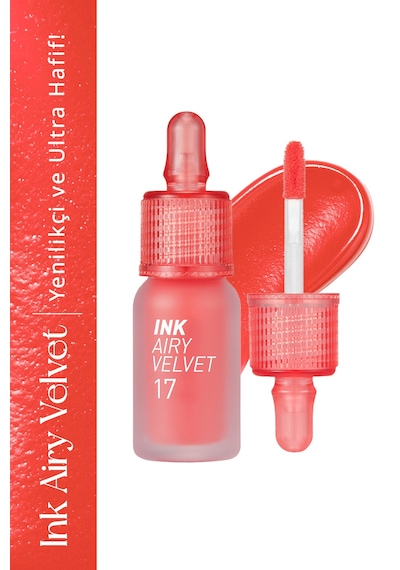 Peripera Ink Airy Velvet Ruj 17 Attached Orange Pink