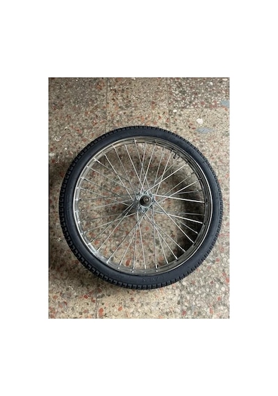 Hubrendy Çer Seyyar Tezgah Araba Tekerleği 65 Cm - Telli Jant Jant Boyu:50 Cm