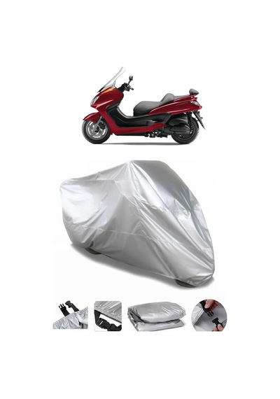 Yamaha Majesty 250 Gri Su Geçirmez Motosiklet Brandası Premium