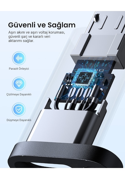 Ugreen Usb-c Female To Micro Usb Male Dönüştürücü Adaptör, 50590