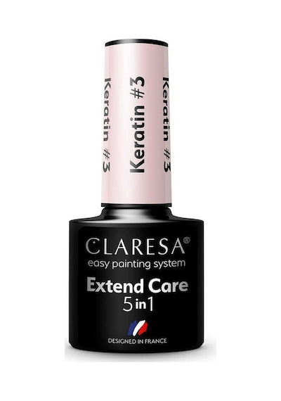 Claresa Keratin 5in1 Renkli Base Coat Nude Pembe Serisi 03 - 5g