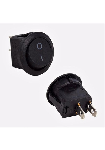 Ic-133 Yuvarlak Işıksız Devre Anahtarı On-off 2p